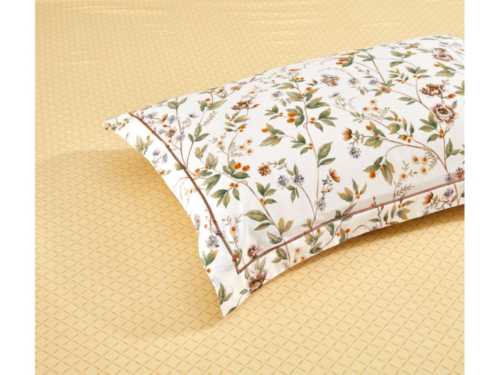 картинка комплект с летним одеялом из печатного сатина 160х220 см, 2143-osps от магазина asabella в Санкт-Петербурге