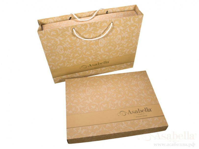 картинка комплект постельного белья 1,5-спальный, печатный сатин 507-4s от магазина asabella в Санкт-Петербурге