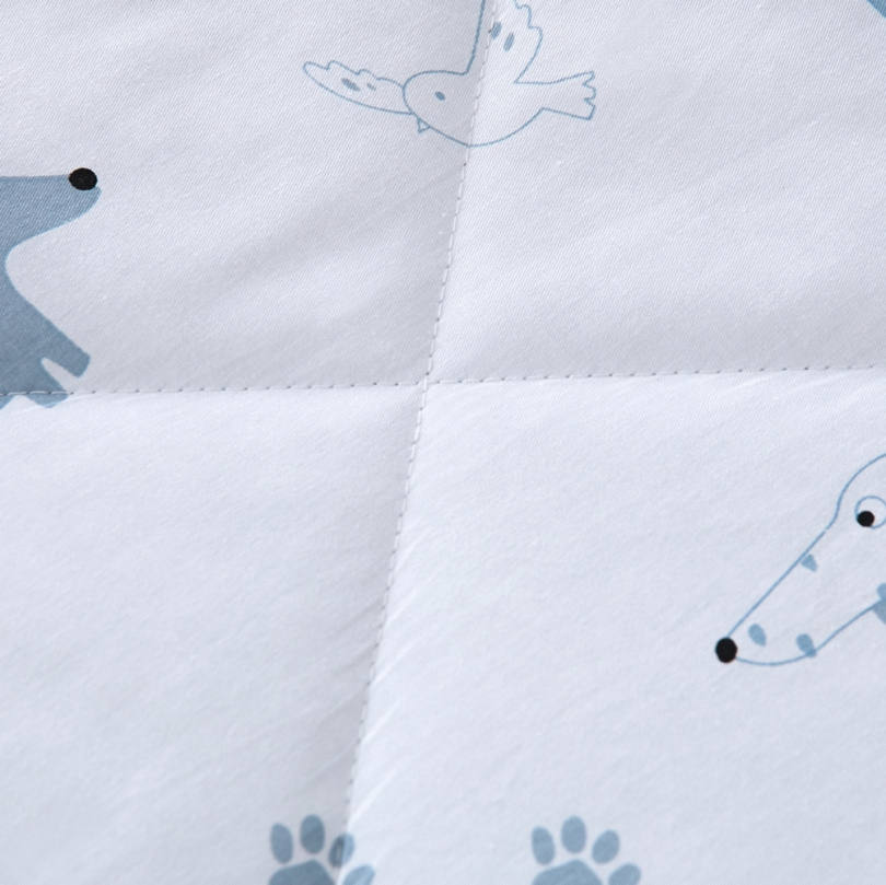 картинка одеяло летнее двустороннее собачки asabella 101-os, размер 160*220 см. от магазина asabella в Санкт-Петербурге