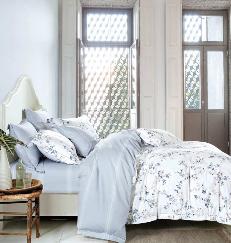 картинка комплект постельного белья asabella 889, размер 1.5-спальный от магазина asabella в Санкт-Петербурге