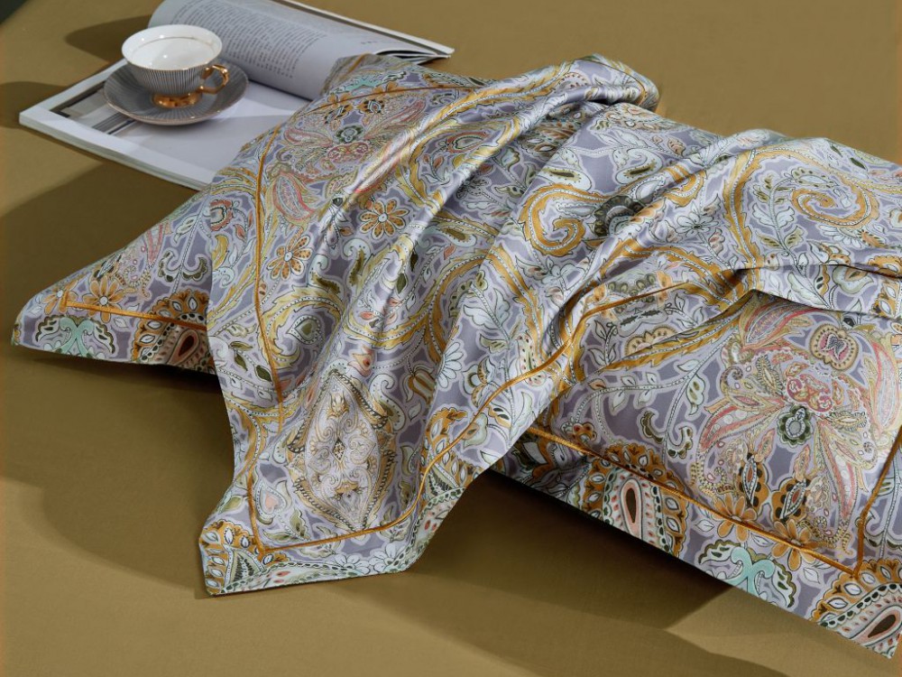 картинка комплект постельного белья семейный, египетский хлопок 2145-7 от магазина asabella в Санкт-Петербурге