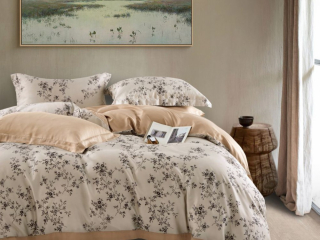 картинка комплект постельного белья семейный, тенсел-люкс 2093-7 от магазина asabella в Санкт-Петербурге
