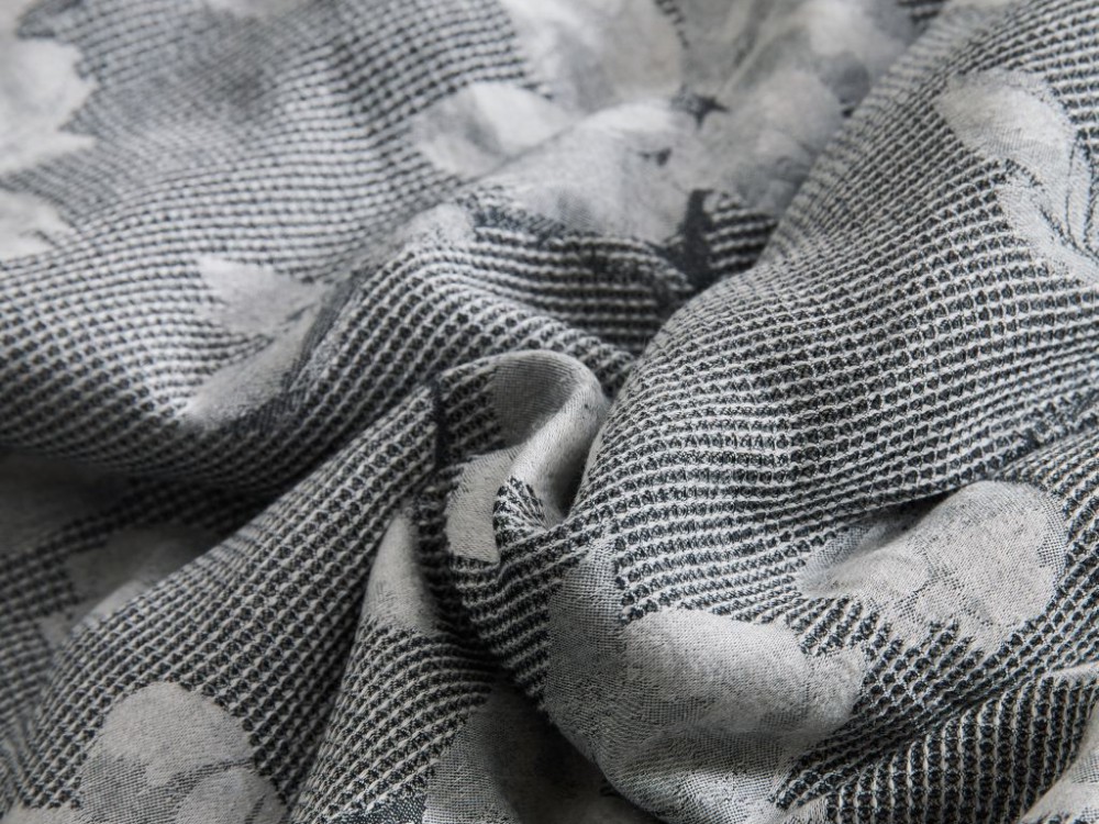 картинка комплект с летним одеялом из муслинового жаккарда 200х220 см, 2065-omp от магазина asabella в Санкт-Петербурге