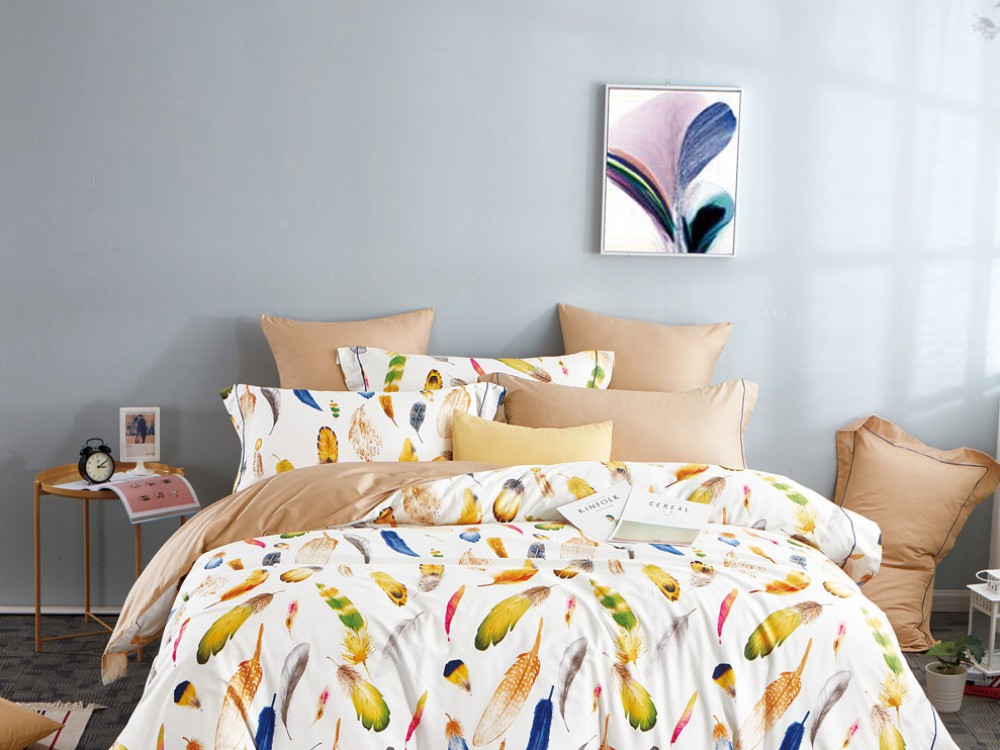 картинка одеяло летнее тенсел в хлопке 160х220 см, 1606-os от магазина asabella в Санкт-Петербурге