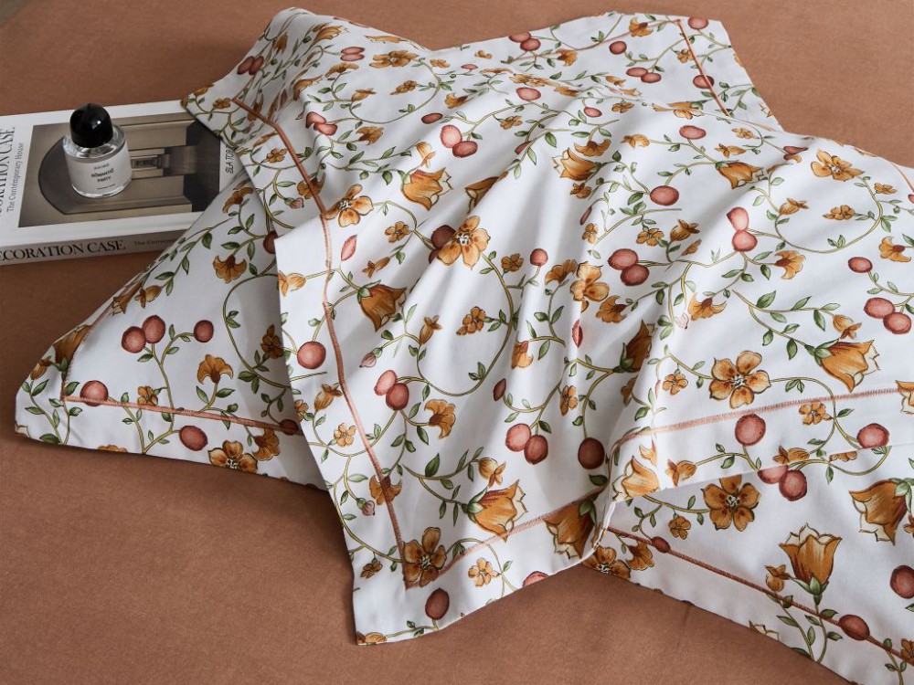 картинка комплект постельного белья евро, фланель 2067-6 от магазина asabella в Санкт-Петербурге