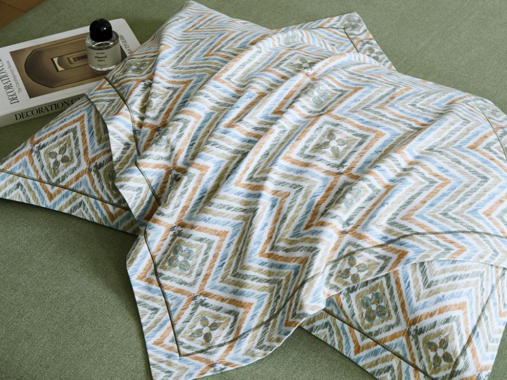 картинка комплект постельного белья евро, фланель 2079-6 от магазина asabella в Санкт-Петербурге