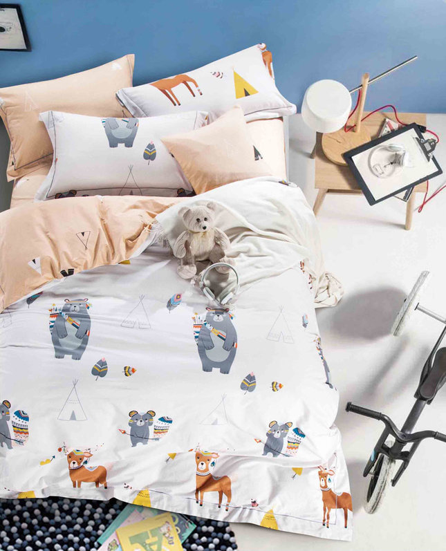 картинка комплект постельного белья asabella 244-4s, размер 1,5 спальный от магазина asabella в Санкт-Петербурге