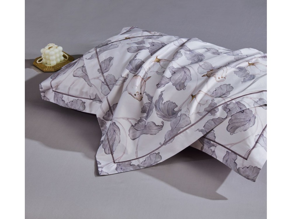 картинка комплект постельного белья семейный, египетский хлопок 2117-7 от магазина asabella в Санкт-Петербурге
