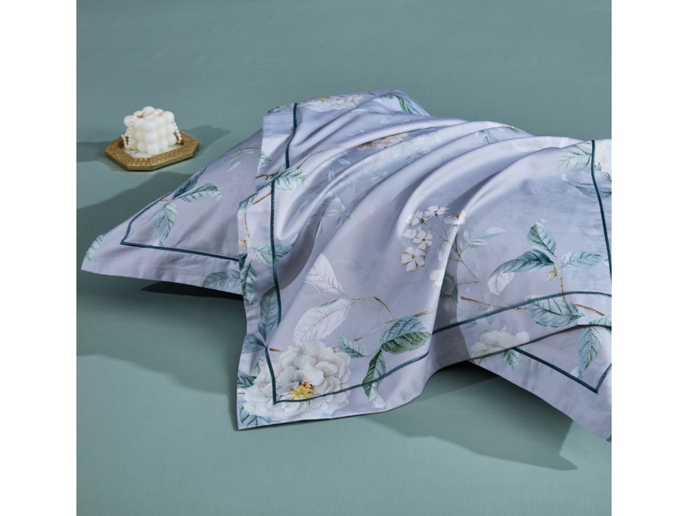картинка комплект постельного белья 1,5-спальный, египетский хлопок 2115-4s от магазина asabella в Санкт-Петербурге