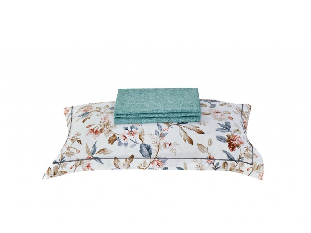 картинка комплект с летним одеялом из печатного сатина 160х220 см, 2142-osps от магазина asabella в #REGION_NAME_DECLINE_PP#