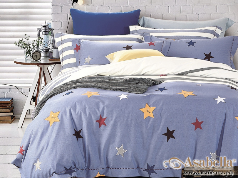 картинка комплект постельного белья asabella 346-s, размер 1,5-спальный от магазина asabella в Санкт-Петербурге