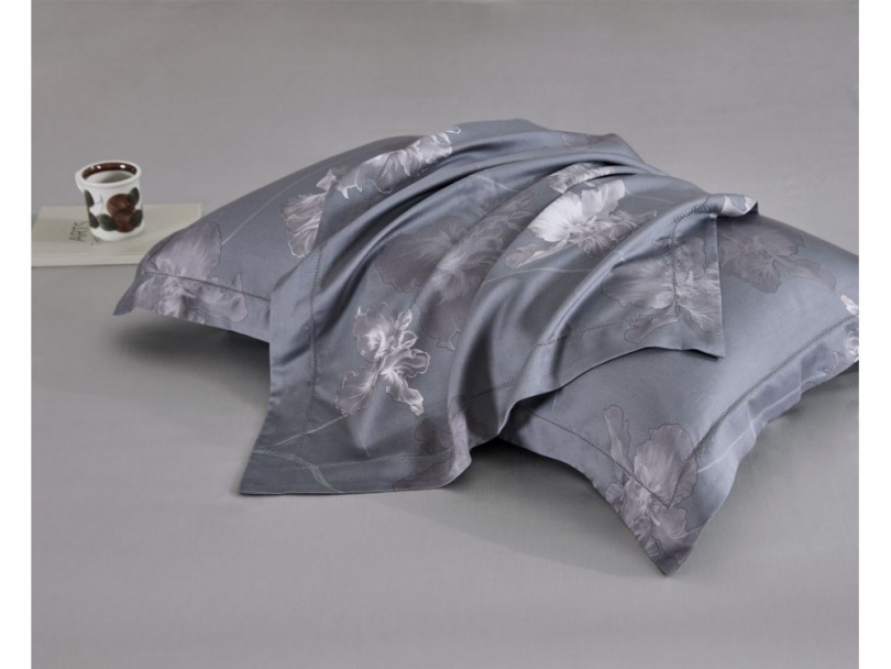 картинка комплект постельного белья евро, тенсел-люкс 2091-6 от магазина asabella в Санкт-Петербурге