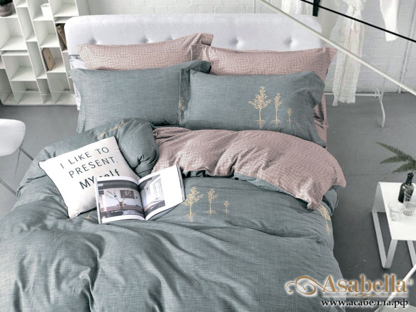 картинка комплект постельного белья 1,5-спальный, фланель 1420-4s от магазина asabella в Санкт-Петербурге