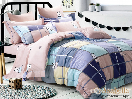 картинка комплект постельного белья asabella 340-xs, размер 1,5-спальный от магазина asabella в Санкт-Петербурге