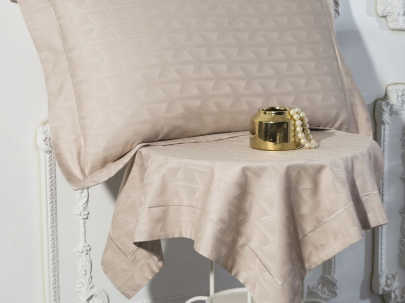 картинка комплект постельного белья 1,5-спальный, хлопковый жаккард 1514-4s от магазина asabella в Санкт-Петербурге