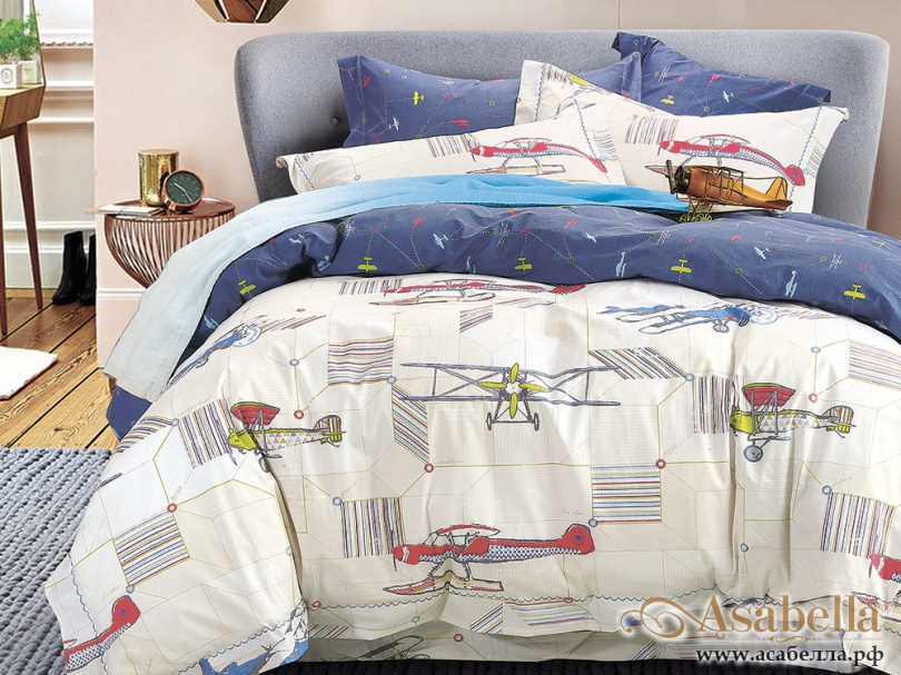картинка комплект постельного белья asabella 327-xs, размер 1,5-спальный от магазина asabella в Санкт-Петербурге