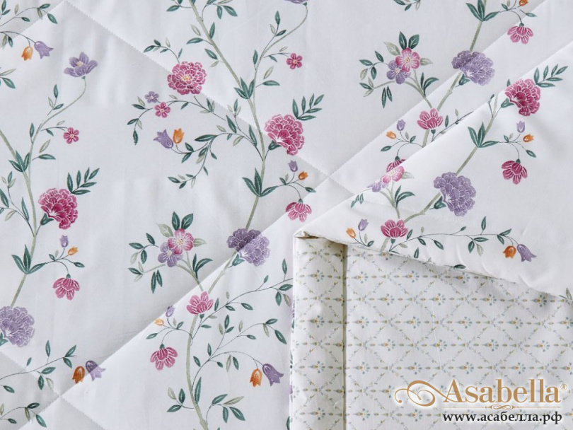 картинка комплект с летними одеялами из  печатного сатина 160х220 см, 2140-2osp от магазина asabella в Санкт-Петербурге