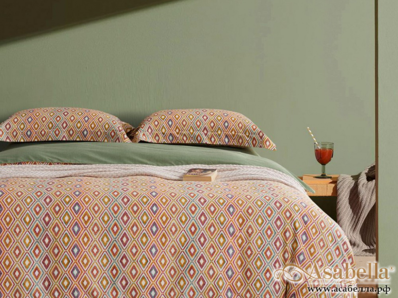 картинка комплект постельного белья 1,5-спальный, фланель 1665-4s от магазина asabella в Санкт-Петербурге