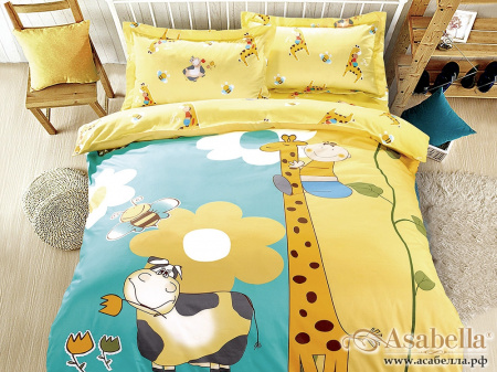 картинка комплект постельного белья asabella 334-xs, размер 1,5-спальный от магазина asabella в Санкт-Петербурге