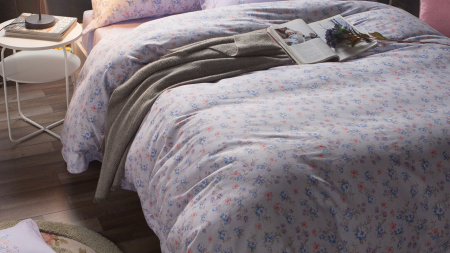 картинка комплект постельного белья 1,5-спальный, фланель 139-4s от магазина asabella в Санкт-Петербурге