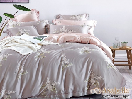 картинка комплект постельного белья 1,5-спальный, тенсел 1048-4s от магазина asabella в Санкт-Петербурге
